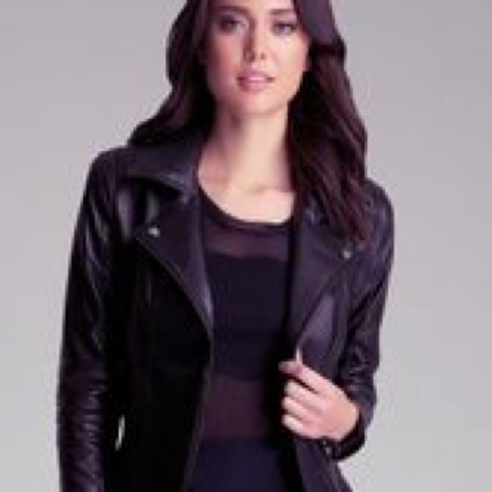 Faux leather jacket